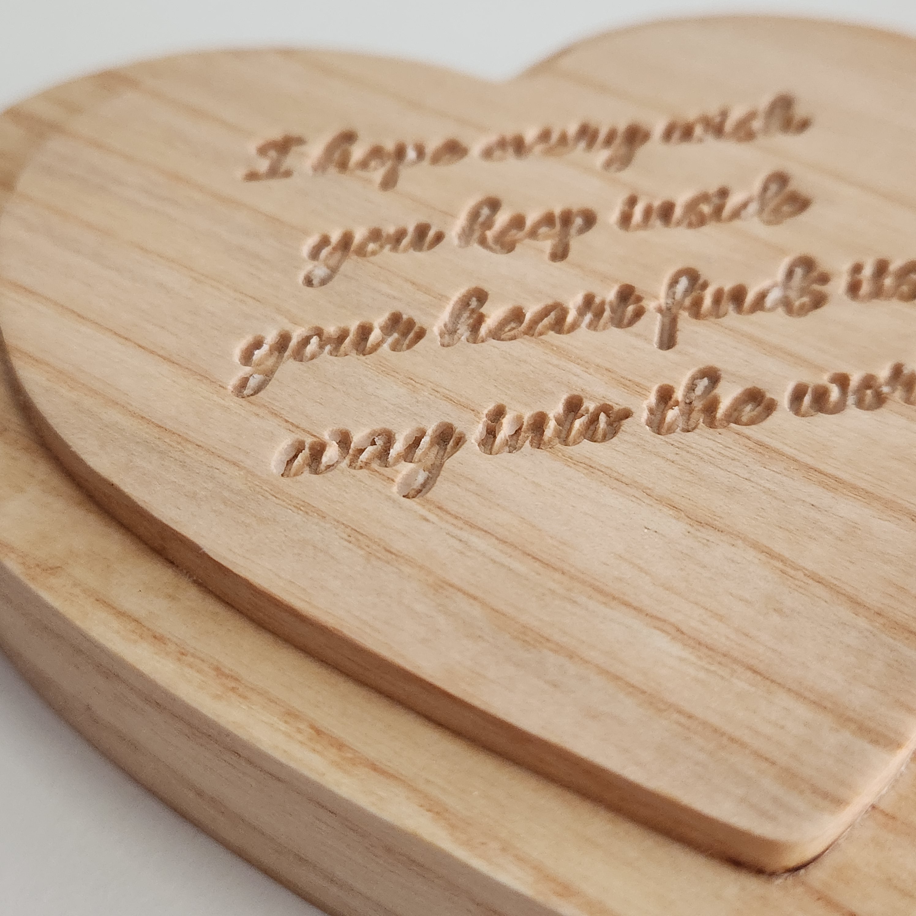 Engraved Heart Keepsake Box