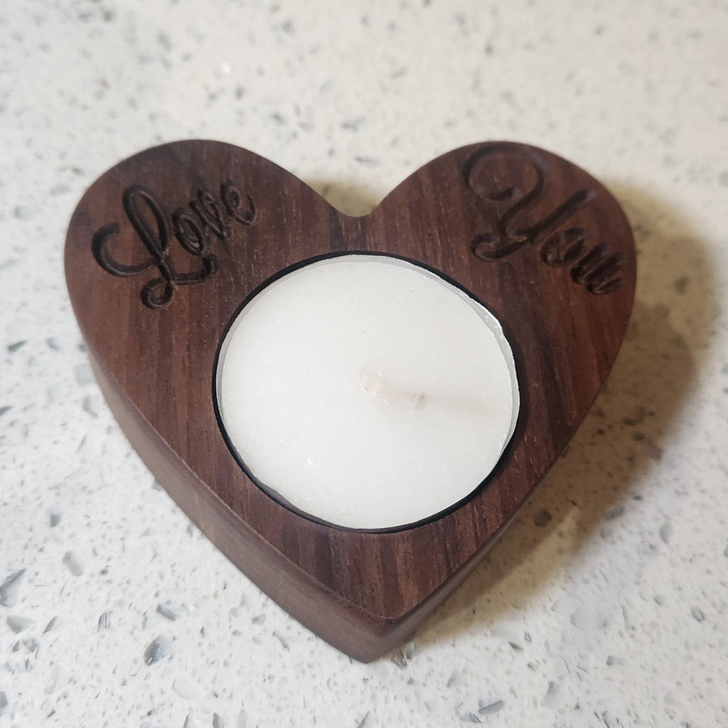 "Love You" Tealight Holder