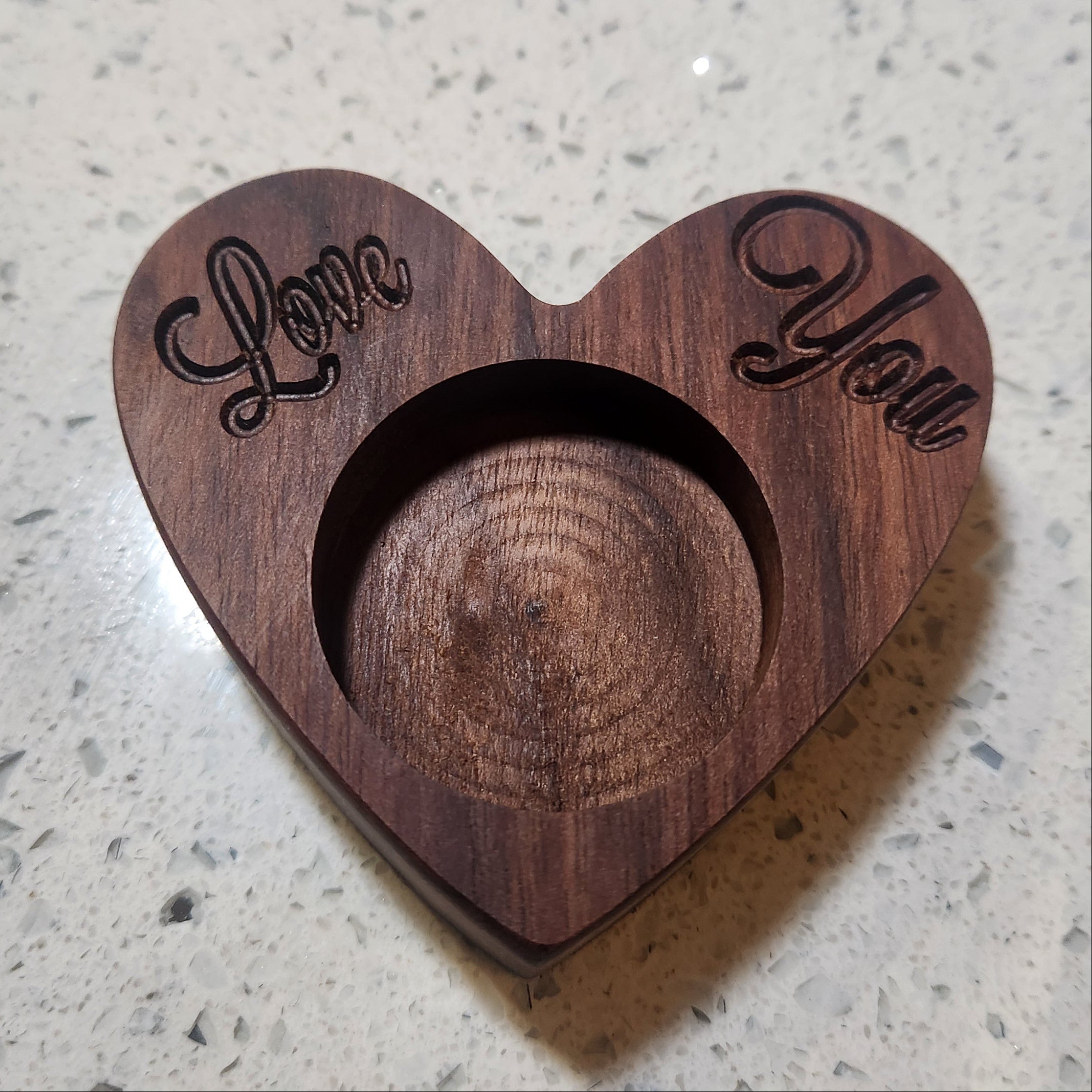 "Love You" Tealight Holder