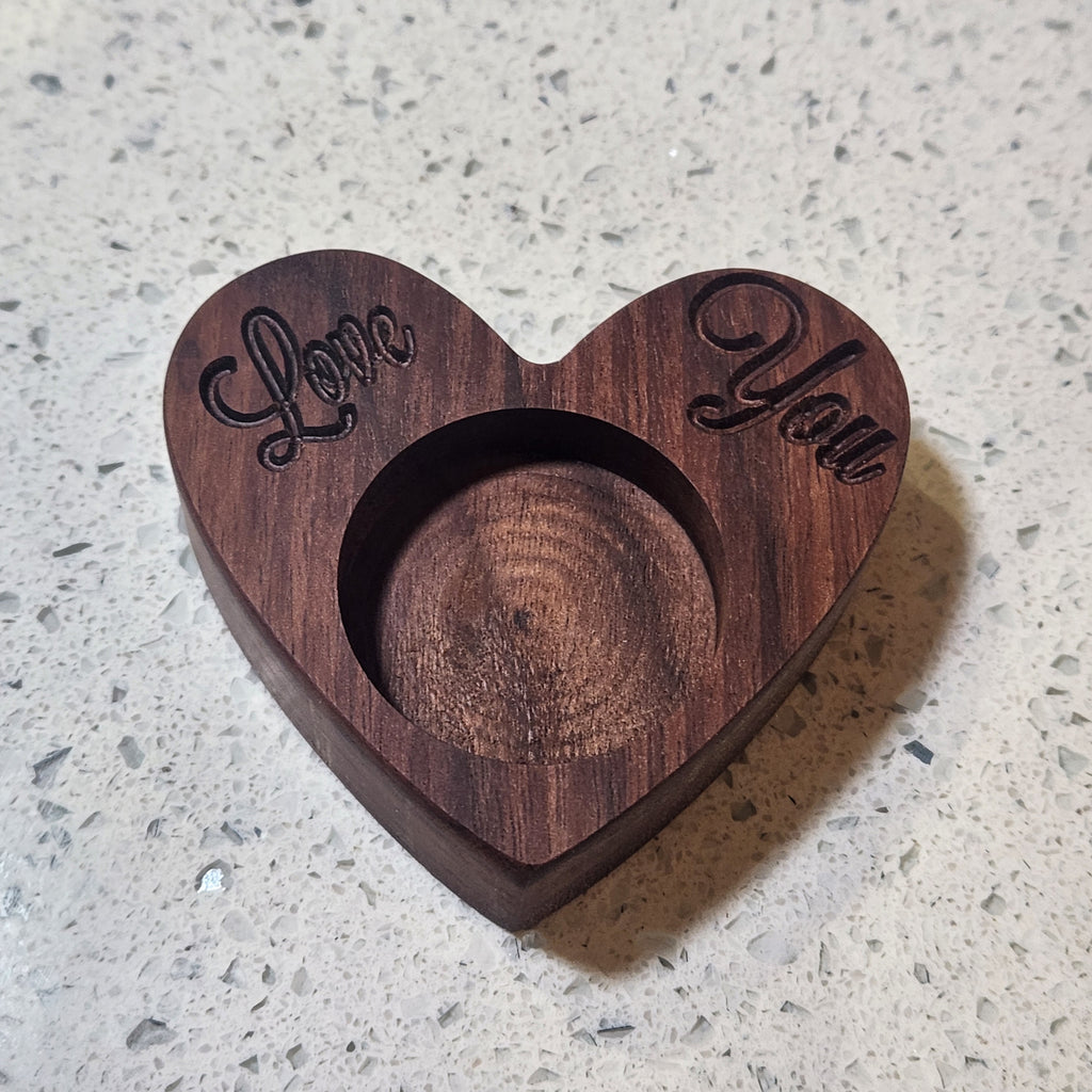 "Love You" Tealight Holder