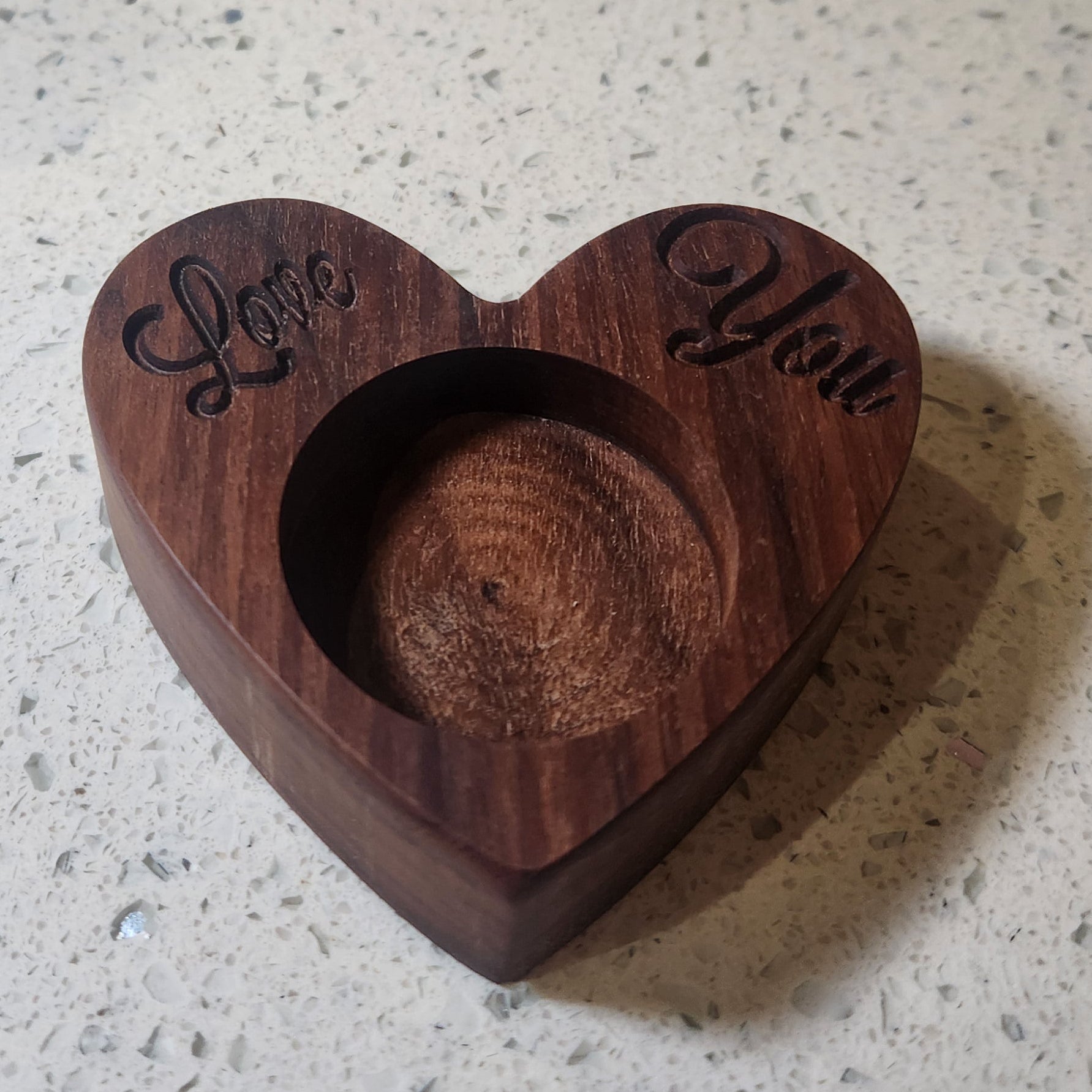 "Love You" Tealight Holder
