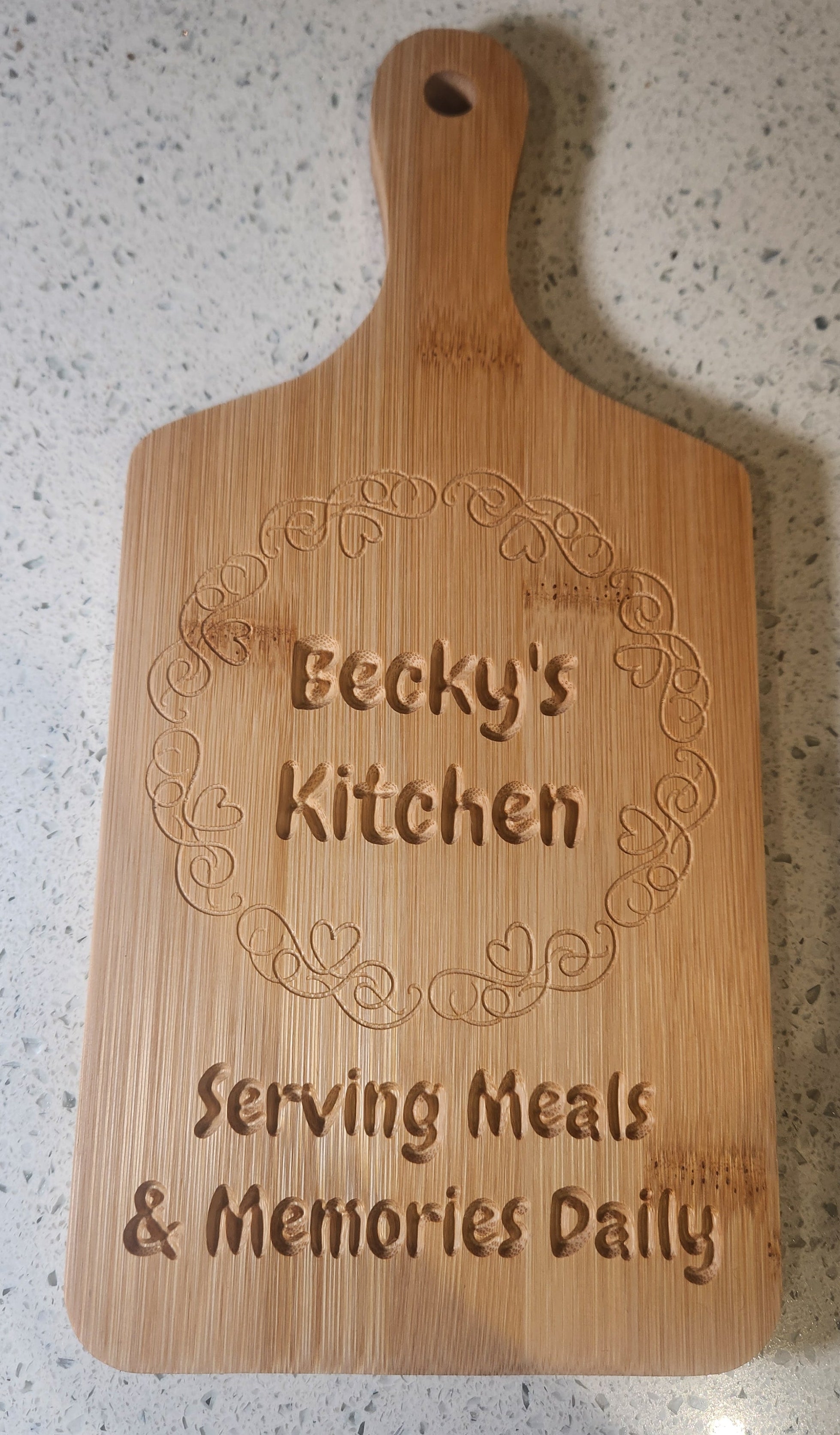 Custom Chopping Board Sign