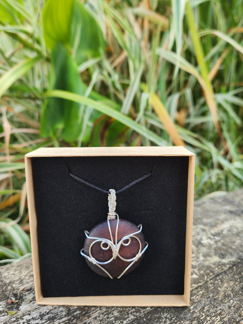 Walnut Owl Pendant