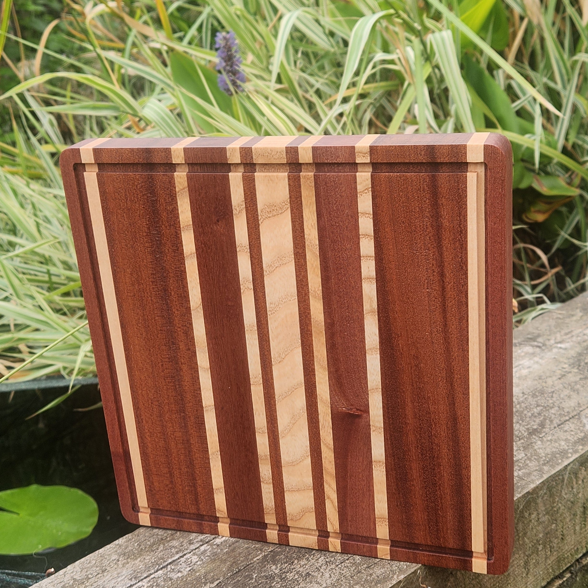 Sapele & Ash Square Chopping Board