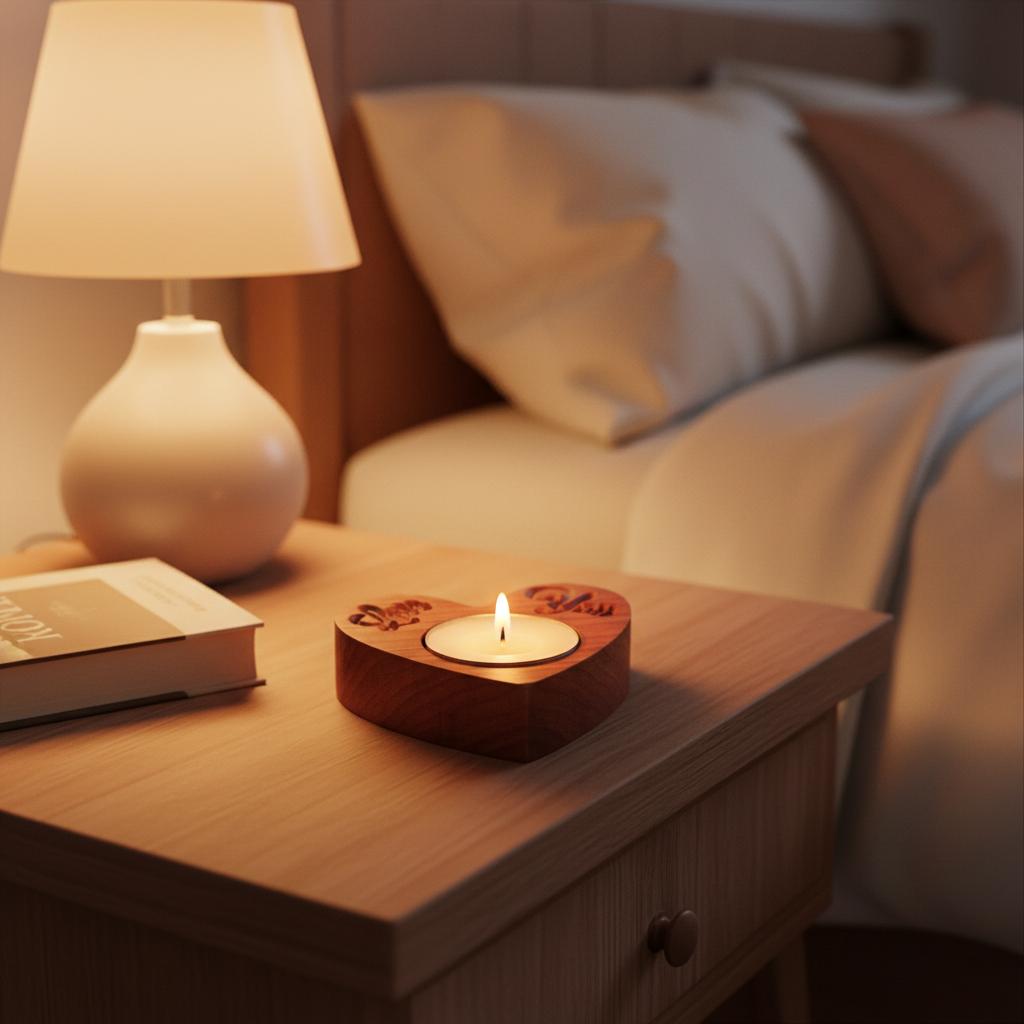 "Love You" Tealight Holder