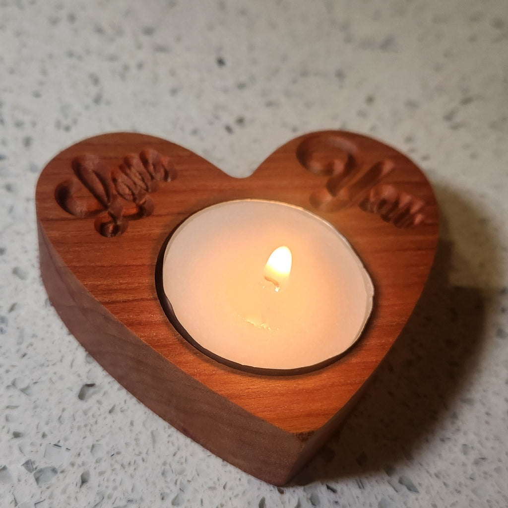 "Love You" Tealight Holder